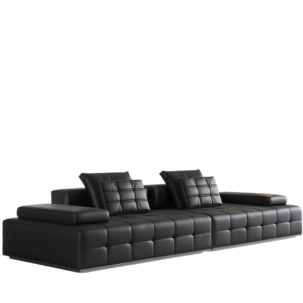 MODERNO 4-5 seater designer leather sofa